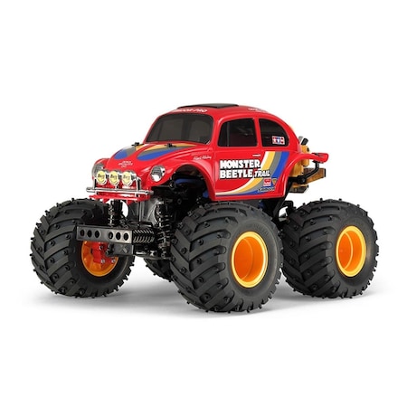 Tamiya 4 x 4 in. RC Monster Beetle Trail Model Car Kit with GF-01TR Chassis TAM58672-A